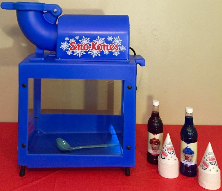 cotton candy/popcorn/snow cone machine.